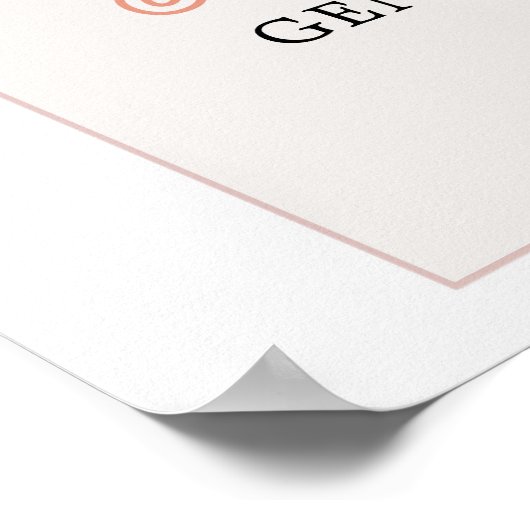 Koe Boerderij Geslacht Onthaal Welkomstbord Poster (Hoek)