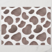 Koe Boerderij Geslacht onthullen Chip Bag Sjabloon Flyer (Achterkant)