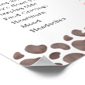 Koe Boerderij Geslacht onthullen oude vrouwen verh Poster (Hoek)