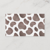 Koe Boerderij Geslacht Onthulling Luier Raffle Kaa Informatiekaartje (Achterkant)