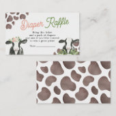 Koe Boerderij Geslacht Onthulling Luier Raffle Kaa Informatiekaartje (Voorkant / Achterkant)