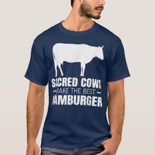Koe Boerderij Koeien maken de beste hamburger T-shirt
