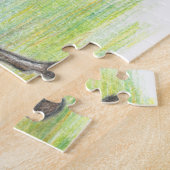 Koe boerderij legpuzzel (Zijkant)