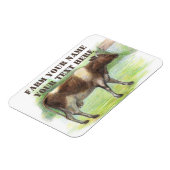 Koe boerderij  magneet (Linkerzijde)