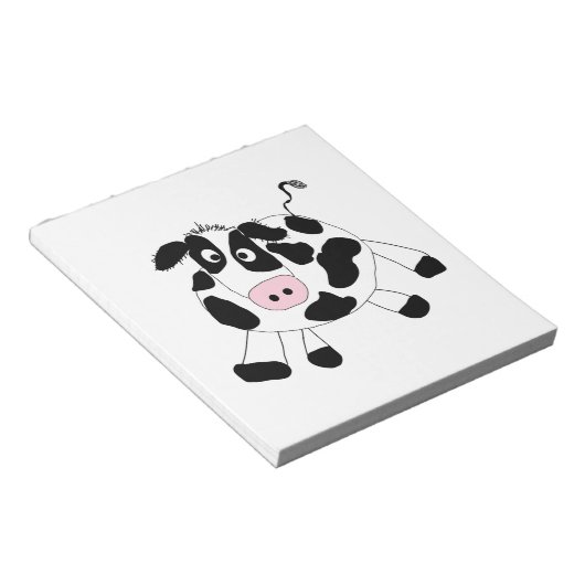 Koe boerderij notitieblok (Schuin)