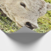 Koe Boerderij Rustisch land ontkoppeling Cadeaupapier (Hoek)