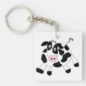 Koe boerderij sleutelhanger (Voorkant)