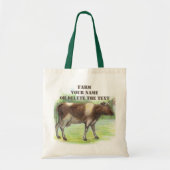 Koe boerderij tote bag (Voorkant)