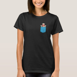 Koe Boerderij van de fokkerij van dieren Koe van d T-shirt