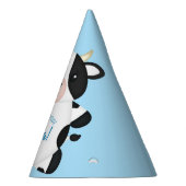 Koe Boerderij verjaardagsfeestje Feesthoedjes (Rechts)