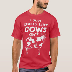 Koe Boerderij Vintage Koe T-shirt