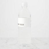 Koe boerderij waterfles etiket (Achterkant)