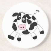 Koe boerderij zandsteen onderzetter (Voorkant)