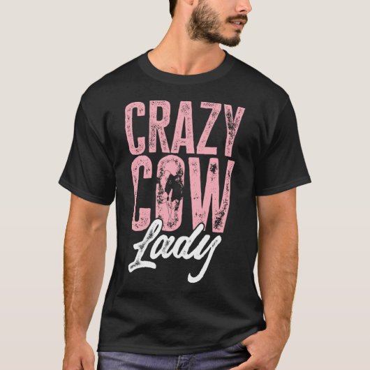Koe Boerderijdieren - Crazy Koe Lady Pullover Hood (Voorkant)