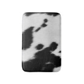 Koe Bont Vlekken Zwart Wit Western Badmat (Voorkant Verticaal)