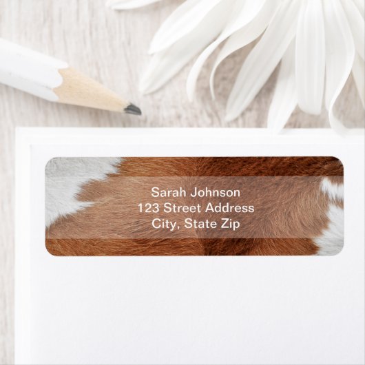 Koe bontlabels etiket (Insitu)