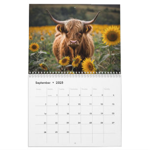 Koe boven het land kalender