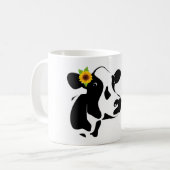 Koe boven koffie Mok (Voorkant links)