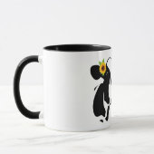 Koe boven tweetone koffie-Mok Mok (Links)