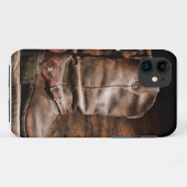 Koe Boy Boots Spur Country Rope Wood IPHONE 5 Hoes (Achterkant (horizontaal))