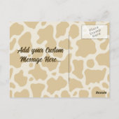 Koe Briefkaart (Achterkant)