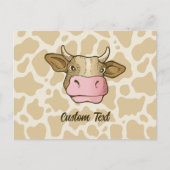 Koe Briefkaart (Voorkant)