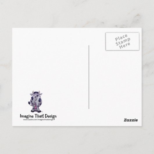 Koe Briefkaart (Achterkant)