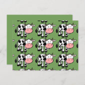 koe-briefkaart per land briefkaart (Voorkant / Achterkant)