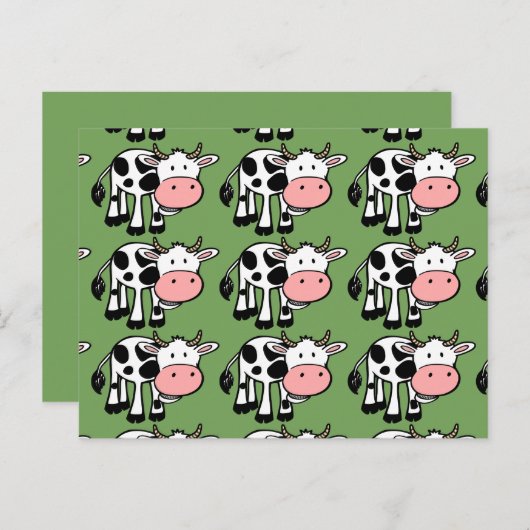 koe-briefkaart per land briefkaart (Voorkant / Achterkant)