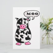 koe briefpapier (Staand voorkant)