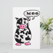koe briefpapier (Staand voorkant)