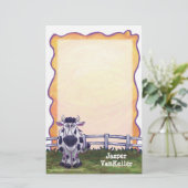 Koe Briefpapier (Staand voorkant)