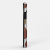 Koe Brown and White Print Case-Mate iPhone Case (Achterkant/rechts)