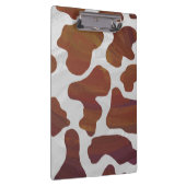 Koe Brown and White Print Klembord (Rechts)