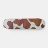 Koe Brown and White Print Skateboard (Horizontaal)