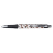 Koe Bruin en Witte Silhouette Pen (Achterkant)