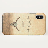 Koe Bruin Western land Robuusachtige stijl Case-Mate iPhone Case (Achterkant (horizontaal))