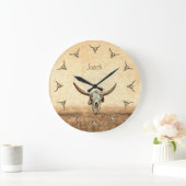 Koe Bruin Western land Robuusachtige stijl Grote Klok (Huis)