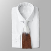 Koe Bruin Witte huid Stropdas (Gebonden)