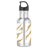 Koe bruine H20-waterfles Waterfles (Achterkant)