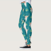 Koe Buffalo Skull Boho Bohemian Cactus Desert Art Leggings (Links)
