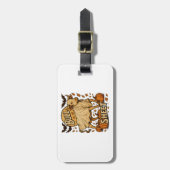 Koe Bull Sheet Halloween Bagagelabel (Voorkant verticaal)