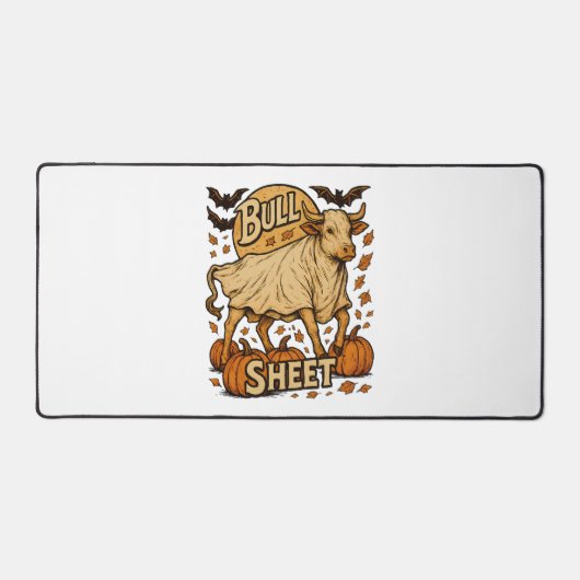 Koe Bull Sheet Halloween Bureaumat (Voorkant)