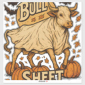 Koe Bull Sheet Halloween Sticker (Vel)