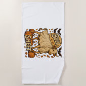 Koe Bull Sheet Halloween Strandlaken (Voorkant)