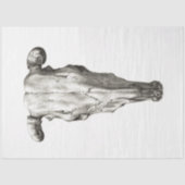 Koe Bull Skull Decoupage  Boerderij Ranch Tissuepapier (Voorkant)