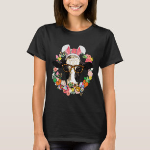 Koe Bunny Ears Happy Easter Farmer T-shirt