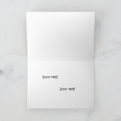 Koe Business Wenskaart Kaart (Binnen)