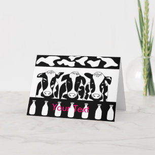 Koe Business Wenskaart Kaart