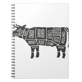 Koe Butcher Grafiek Notitieboek